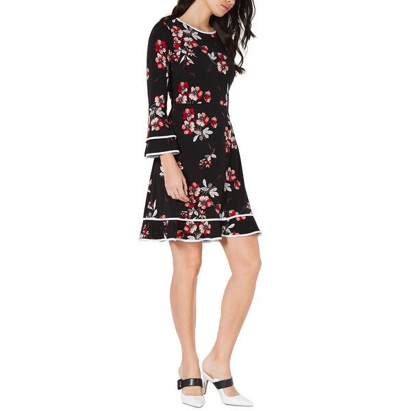felicity printed pleat dress