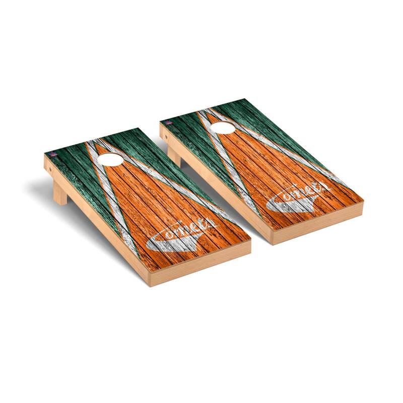 Texas Dallas UTD Comets Weathered Cornhole Board Set