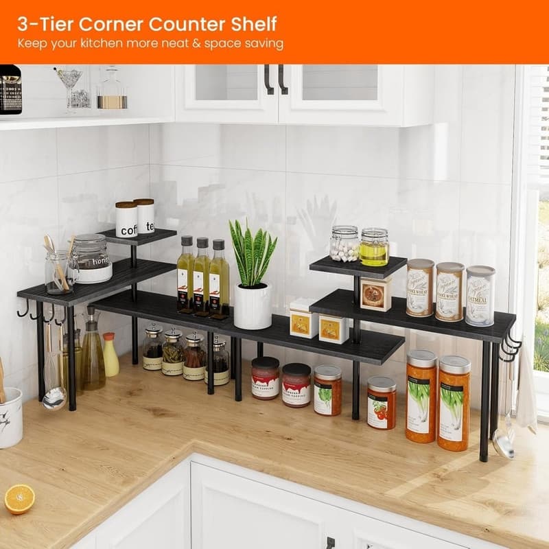 Bathroom Counter Organizer Corner Shelf