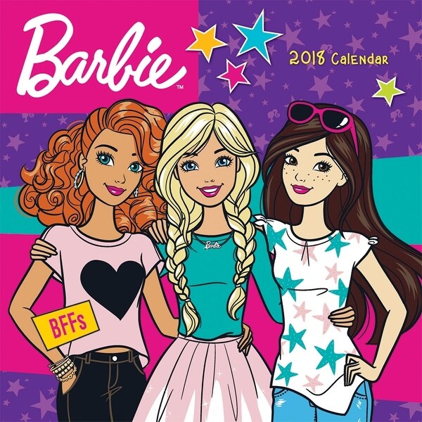 barbie calendar 2018