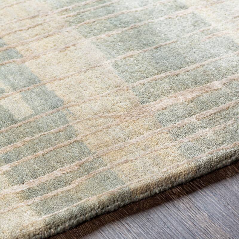 Hand-Knotted Teviot Stipe Indoor Area Rug