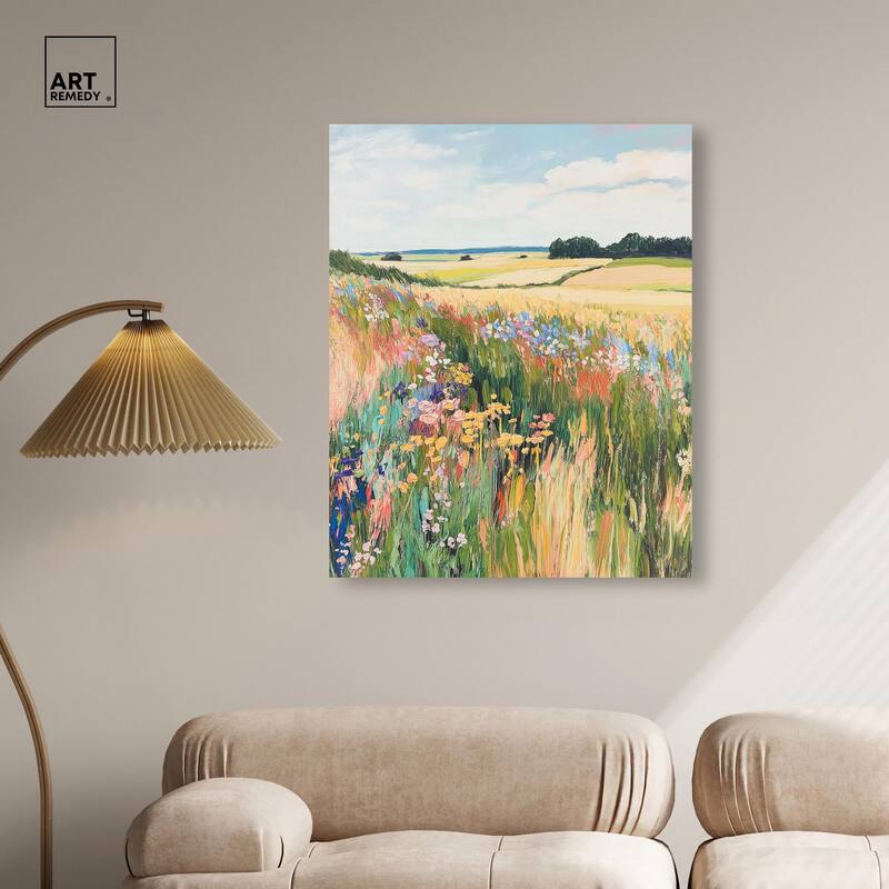 Open Field I Canvas by Art Remedy, Gallery Wrapped