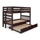 preview thumbnail 12 of 25, Taylor & Olive Trillium Twin over Twin Bunk Bed with Ladder, Trundle