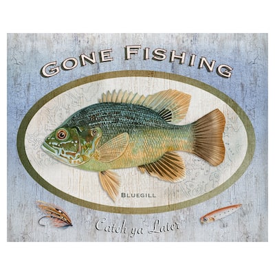 Gone Fishing Canvas Art Print
