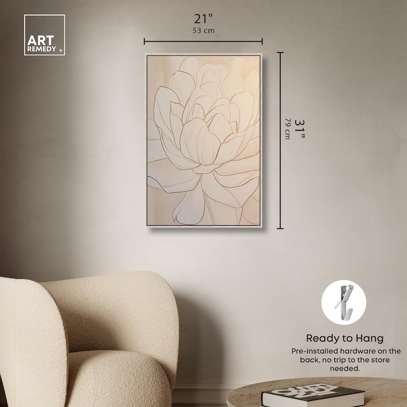 Sculpted Shards I Canvas by Art Remedy