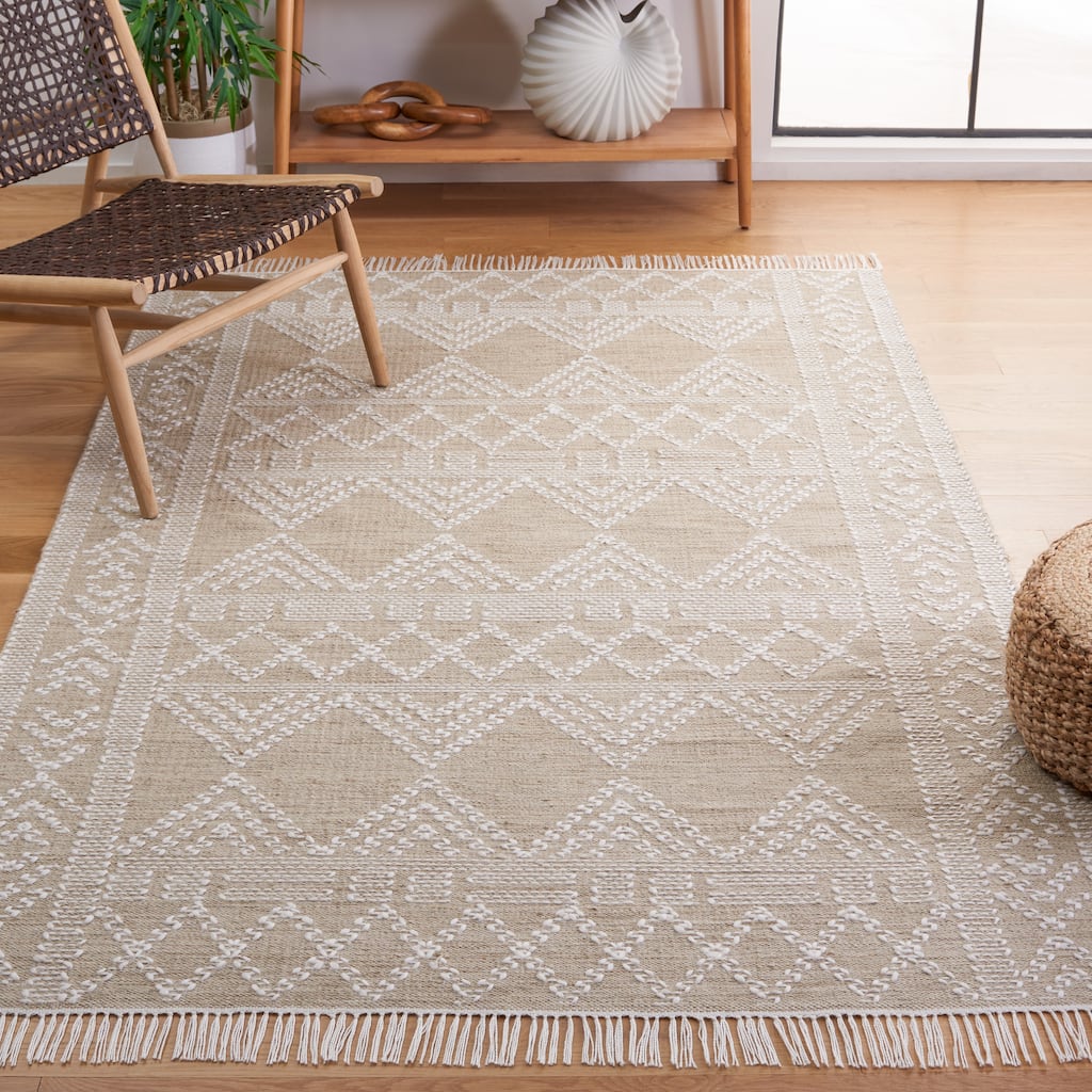 SAFAVIEH Handmade Flatweave Kilim Vonne Rustic Boho Rug