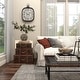 preview thumbnail 4 of 18, Brown Faux Leather Nesting Upholstered Decorative Trunk with Vintage Accents and Studs (Set of 3)