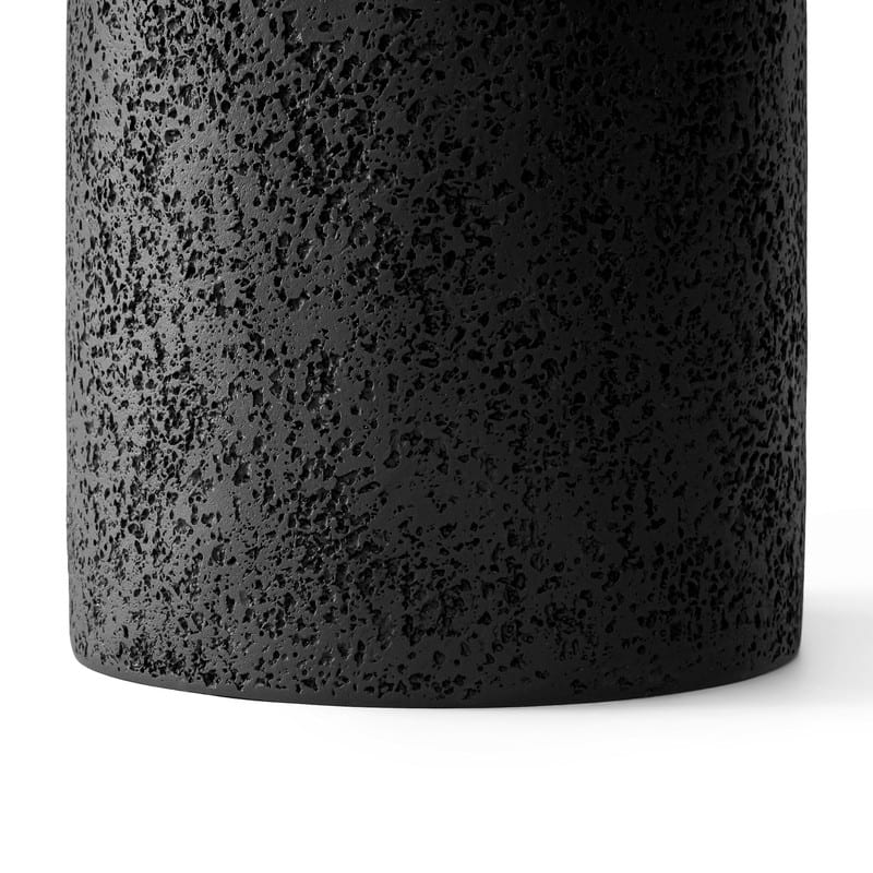 Travertine Stone Finish End Table Accent Side Table