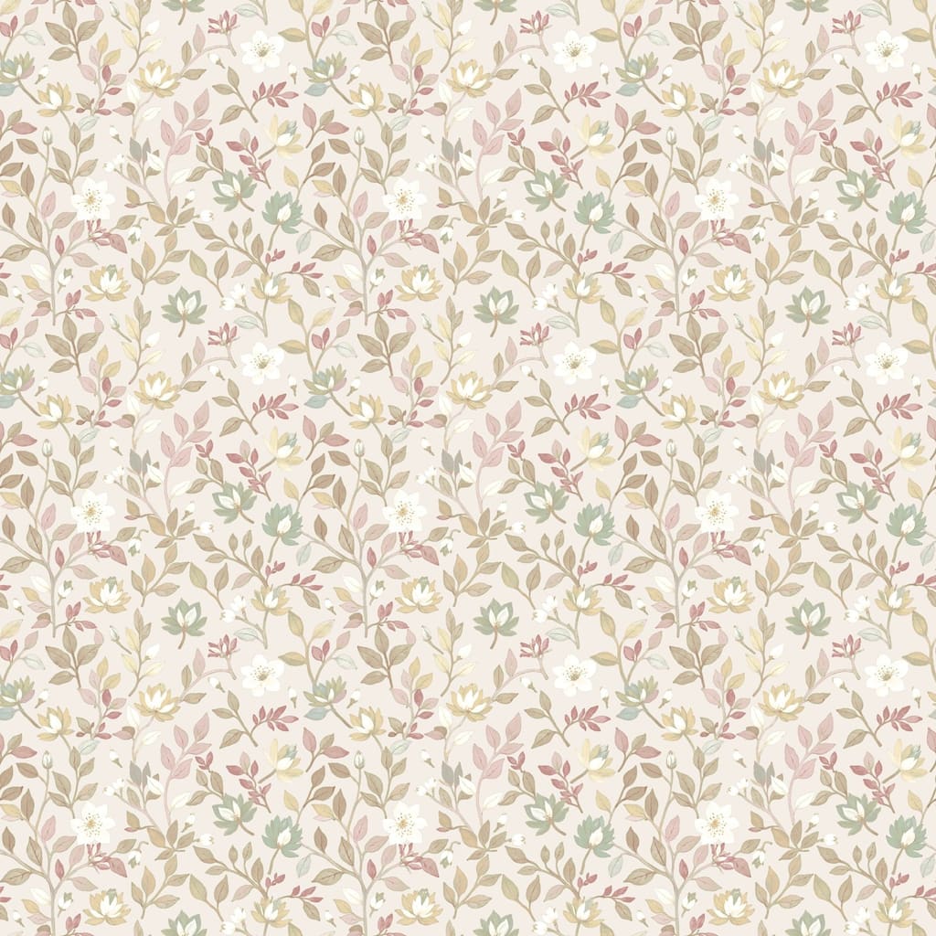 Galerie Wallcoverings Blooming Garden Collection Tino Garden Matte Finish Vinyl on Non-woven Wallpaper Roll