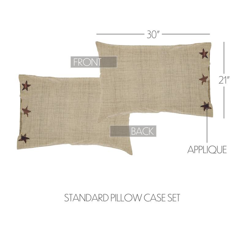 Abilene Star Pillow Case Set