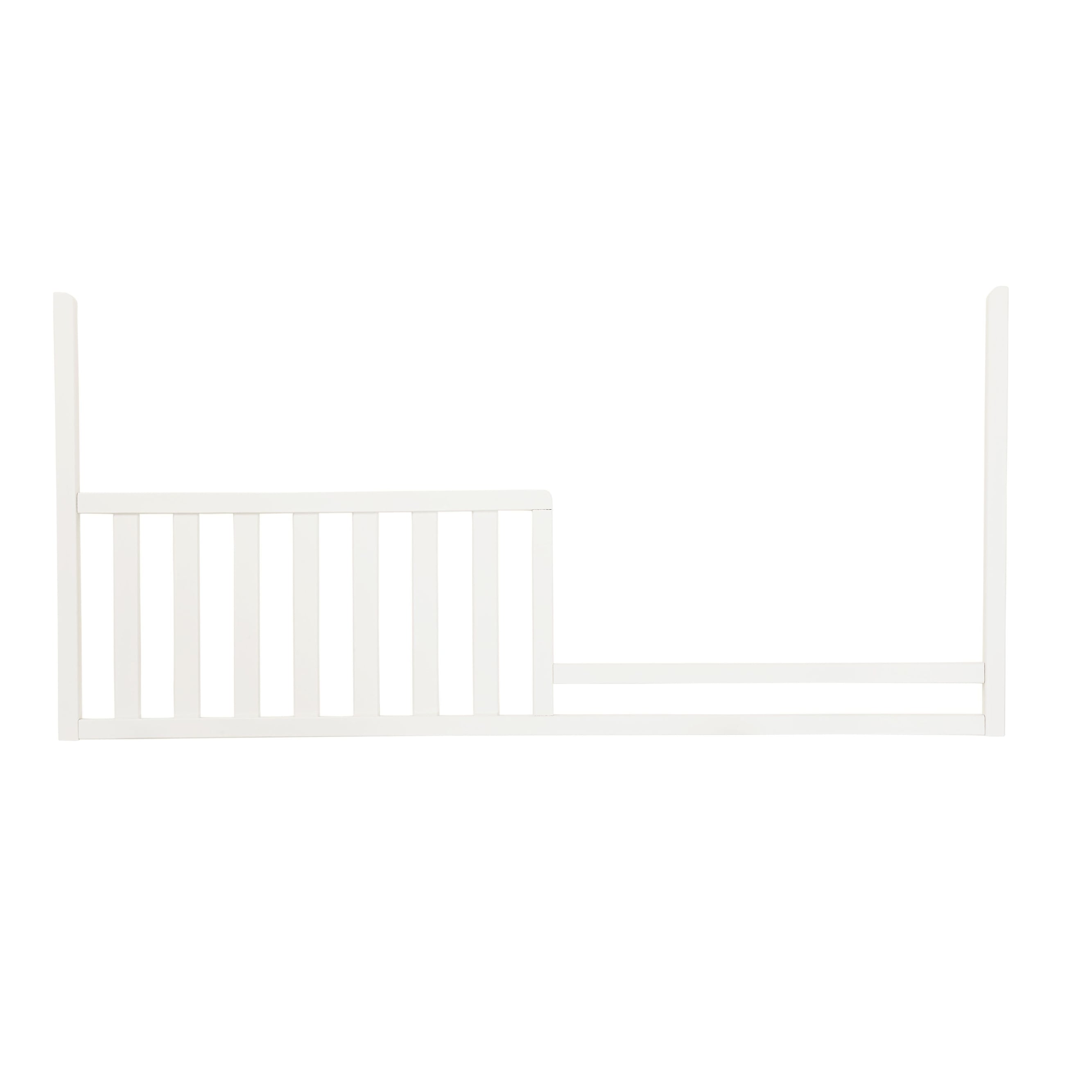 Emery 54" Modern Wide Toddler Rail, White
