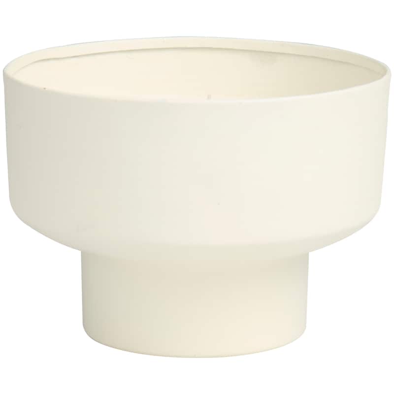 Metal Scented Matte 50 oz 3 Wick Candle with White Wax