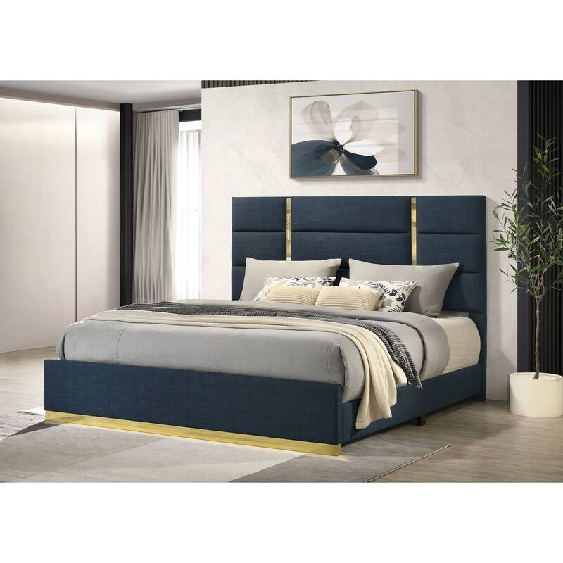 Ines 52-inch Fabric Upholstered Panel Bed
