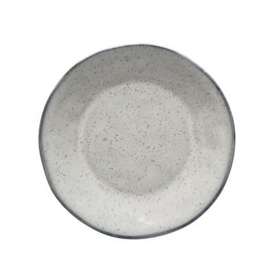 Soho Mist Reactive Glaze Stoneware Appetizer Serving Plate 7 inches, Dishwasher Safe
