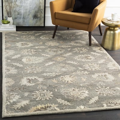 Livabliss Caesar Transitional Border Area Rug