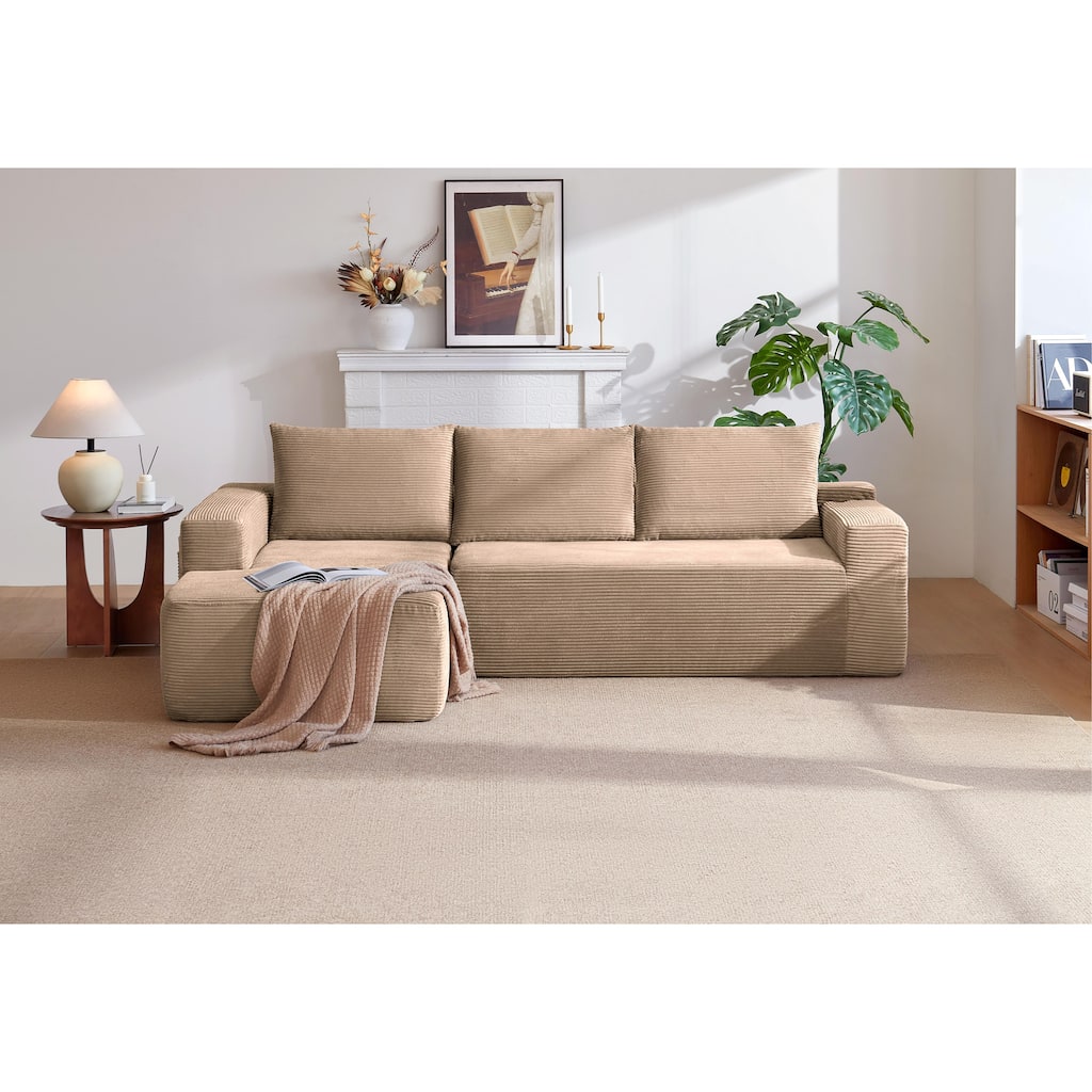 105" Cloud Sectional Couch with L-Shape Chaise,Modern Modular Sofa with Deep Seat, Upholstered Couches