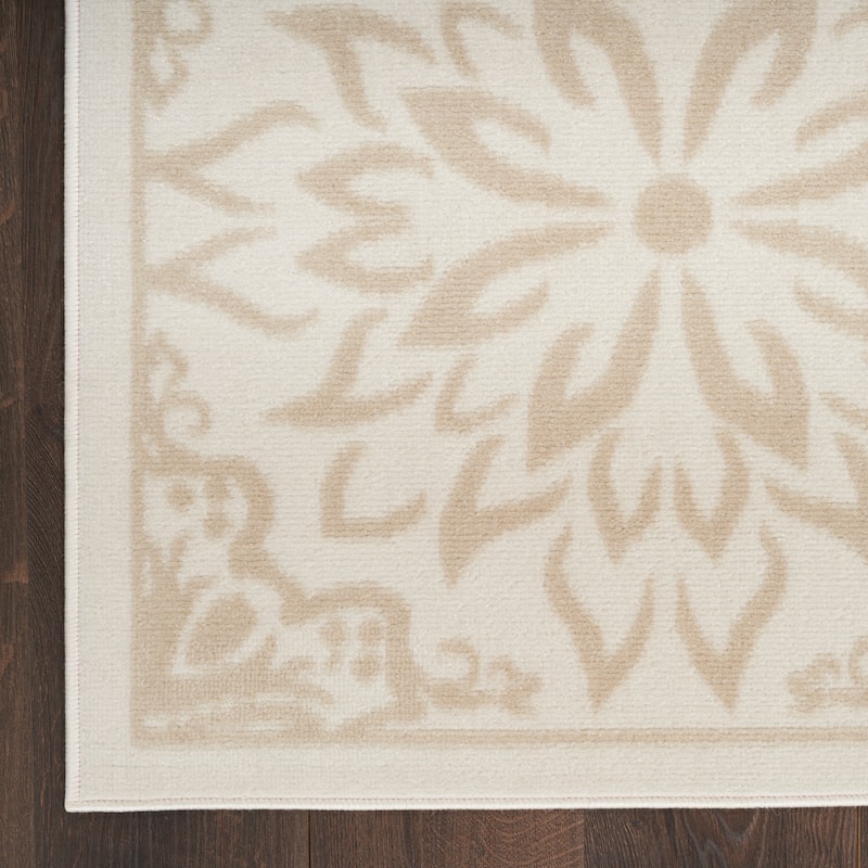 Nourison Jubilant Floral Medallion Area Rug