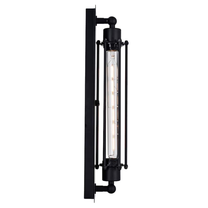 Kiera 1 Light Wall Sconce With Black Finish