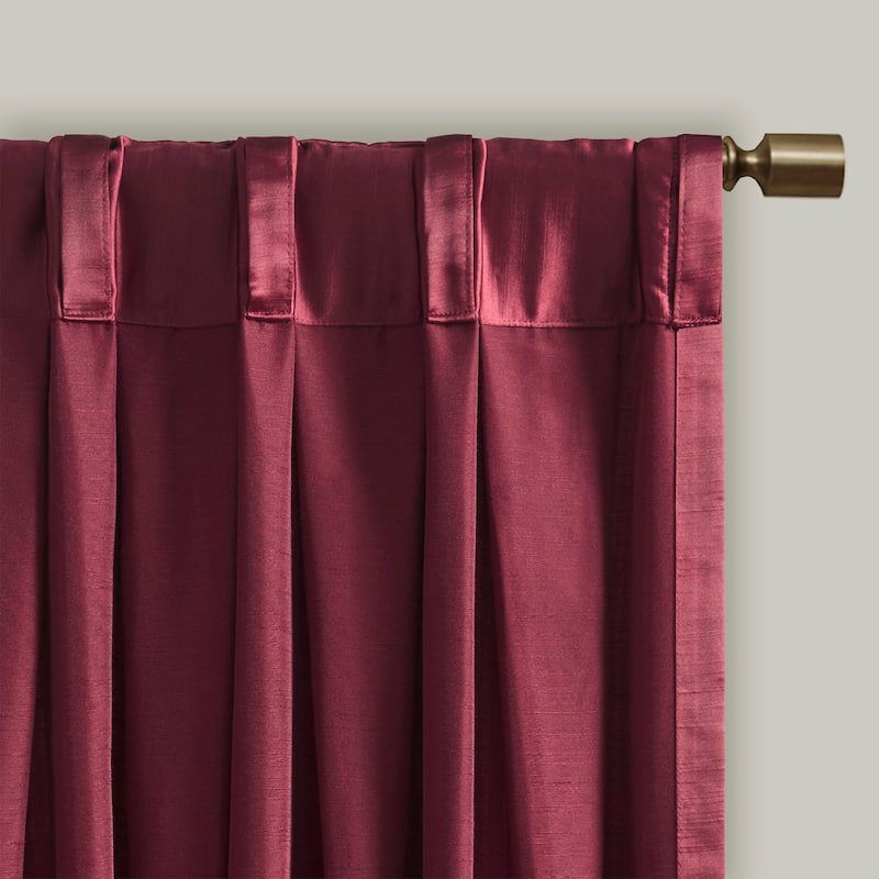 Pleat Curtain Panel with Tieback (Single)