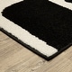 preview thumbnail 5 of 11, ROW Quinn Abstract Maze Black/ Ivory Area Rug