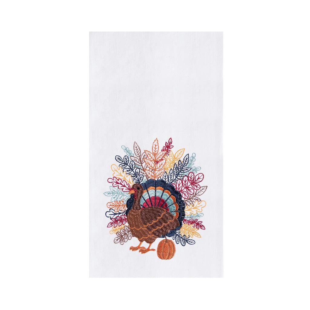 Colorful Harvest Turkey Towel