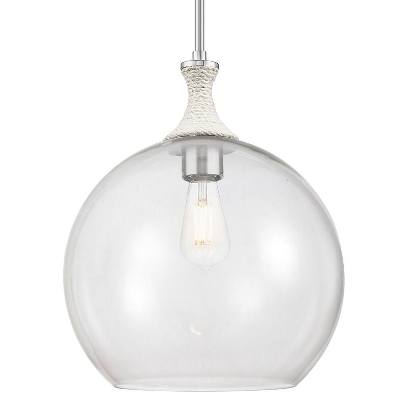 Innovations Lighting 415-1SR-G122-14 Astor 14" Wide Rope Detailed - Satin Nickel