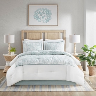 Harbor House Maya Bay White Cotton Comforter Set