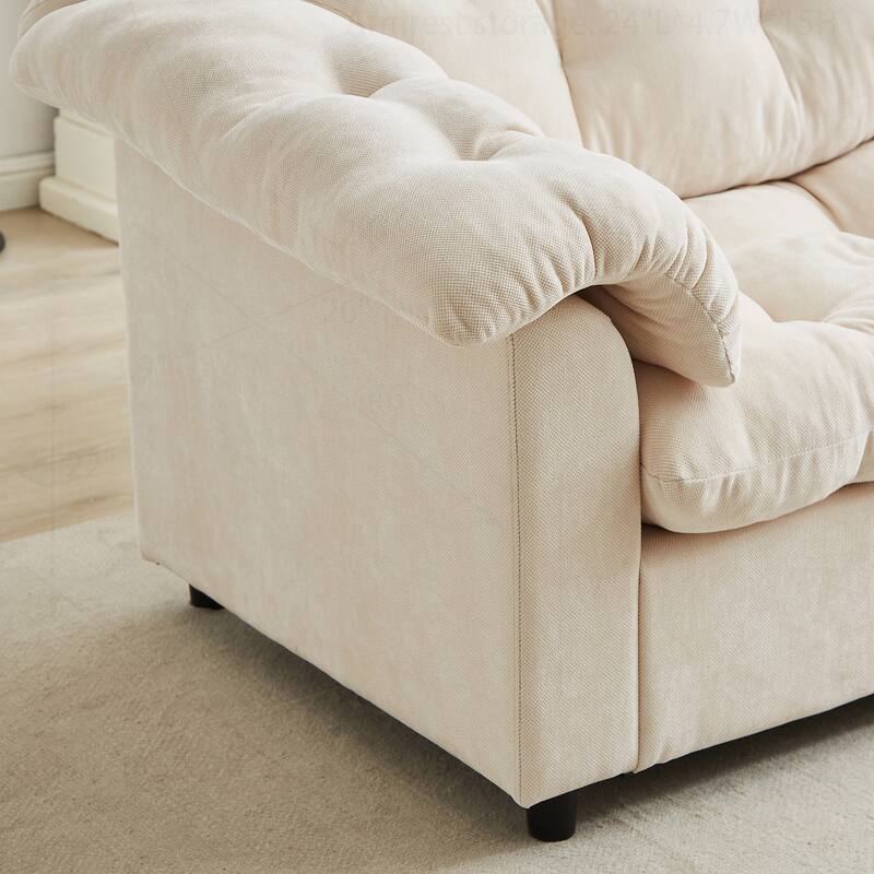 Comfortable Chenille Sofa for Various Spaces, Enhancing Interior Style
