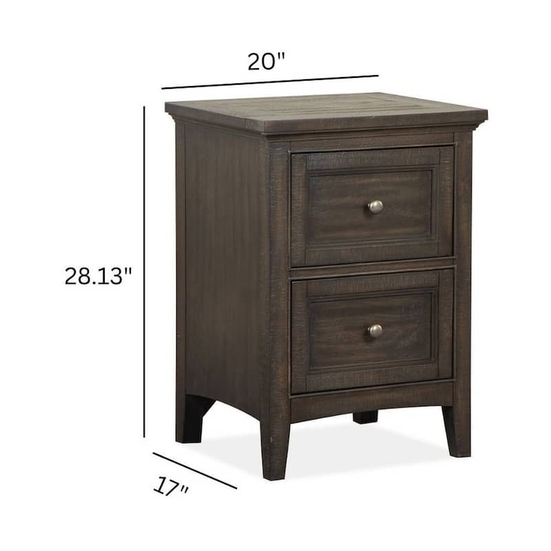 Magnussen Home Westley Falls Graphite Small Drawer Nightstand