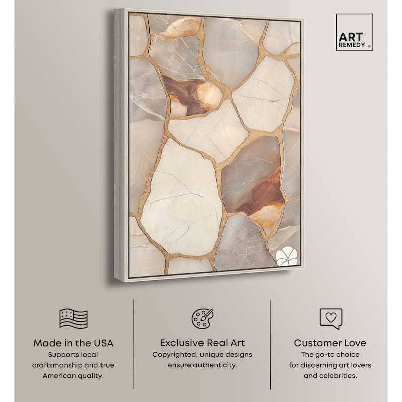 Textured Earthy Tones I Canvas by Art Remedy