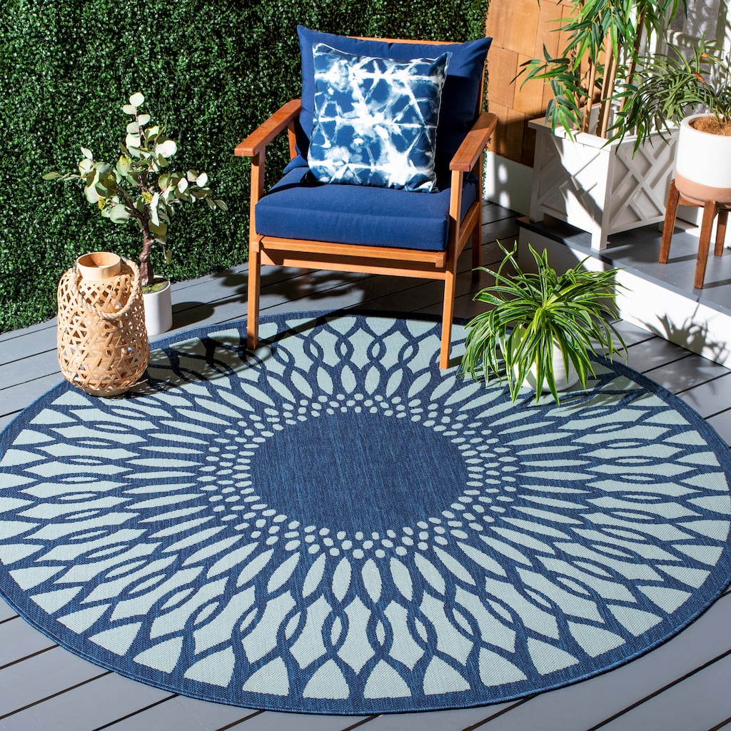 SAFAVIEH Courtyard Jaromira Indoor/ Outdoor Waterproof Patio Backyard Rug