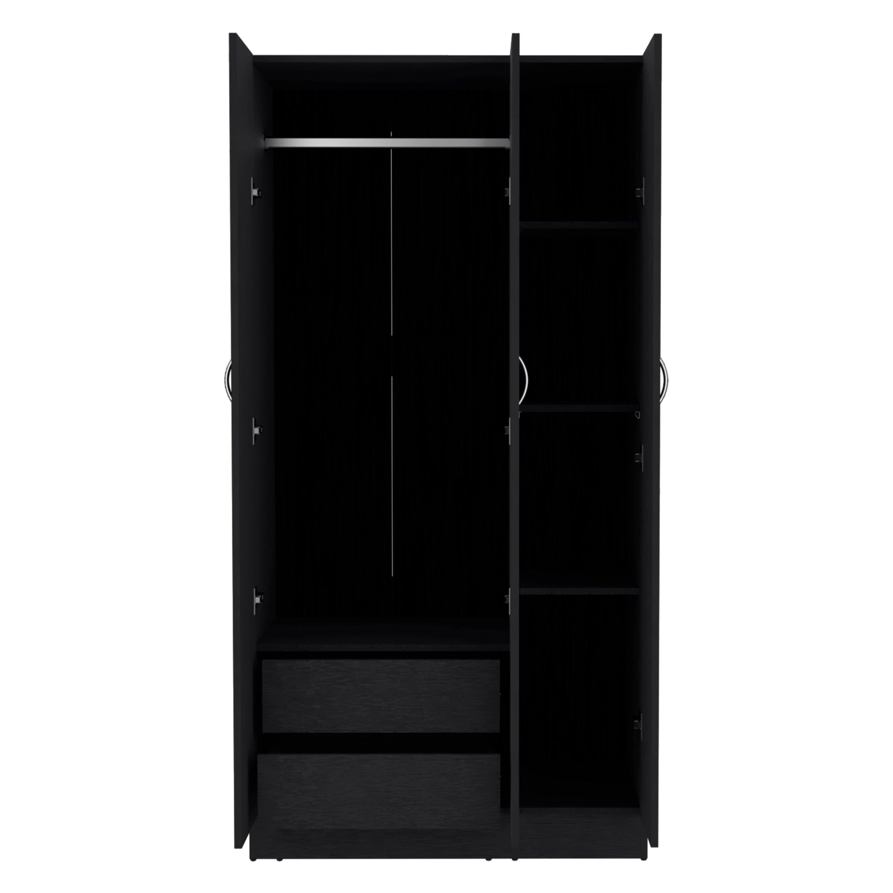 Westbury Wardrobe Armoire with 3Doors and 2Inner Drawers Bed Bath & Beyond 38878610