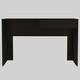 preview thumbnail 1 of 5, 47.3-Inch Computer Desk with One Drawer and 25" Legroom, Modern Writing Desk Black