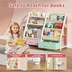 preview thumbnail 10 of 14, 3-Tier Kids Bookshelf and Toy Organizer, Bookcase with Toy Bins