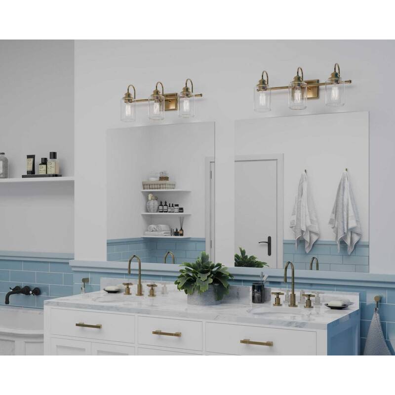 Progress Lighting Aiken 3 Light 23" Wide Bathroom Vanity Light