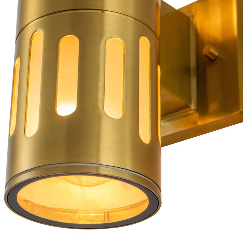 C Cattleya Die-cast Aluminum Cylinder Outdoor Wall Sconce