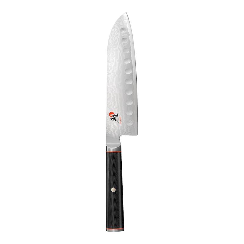 MIYABI Kaizen Hollow Edge Santoku Knife - 7-inch