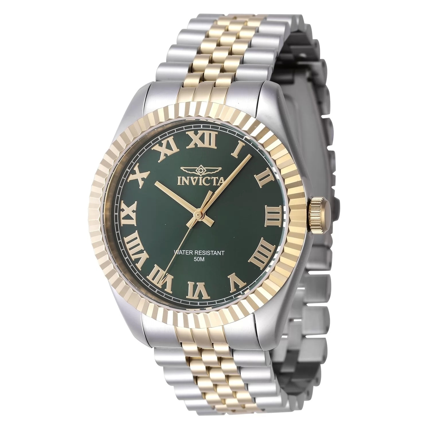 Invicta Men's 47403 Specialty Quartz 3 Hand Green Dial Watch