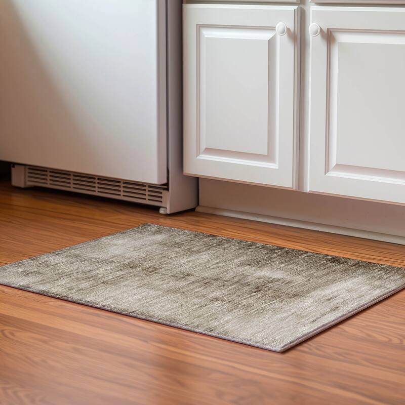 Premium Washable Super Soft Solid Ombre Mayfield Rug - Beige - 1'8" x 2'6"