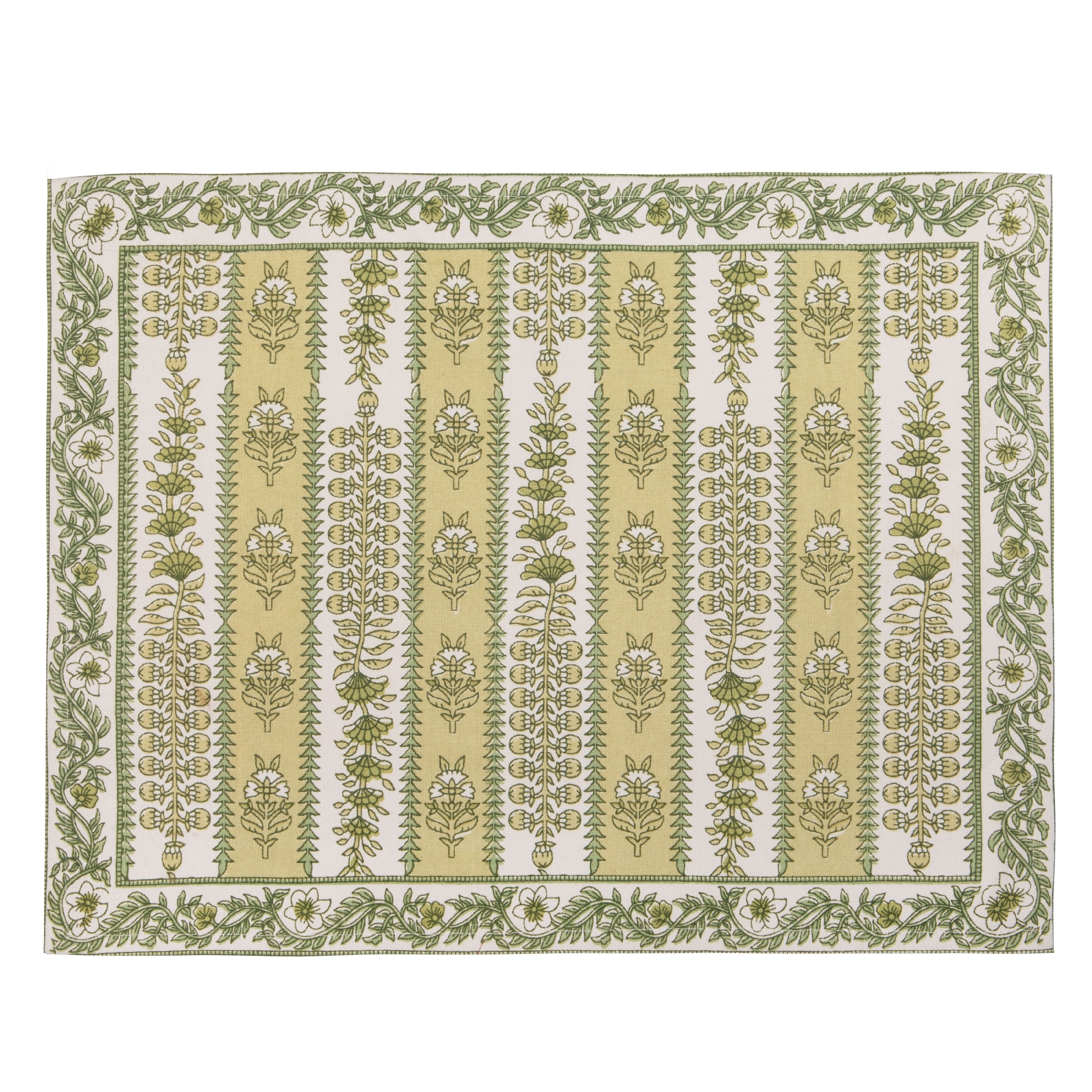 Couleur Nature Provence Avignon Mats - Set of 6 - Pistache