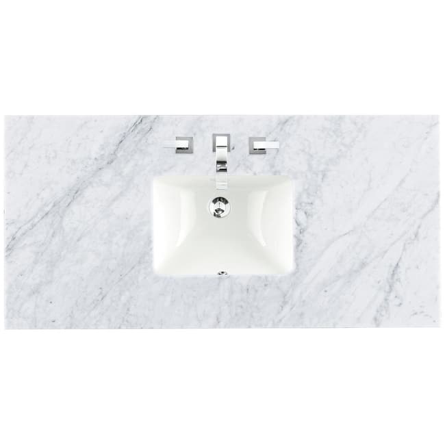 James Martin Vanities 090-S48 48" Marble Vanity Top - Carrara White