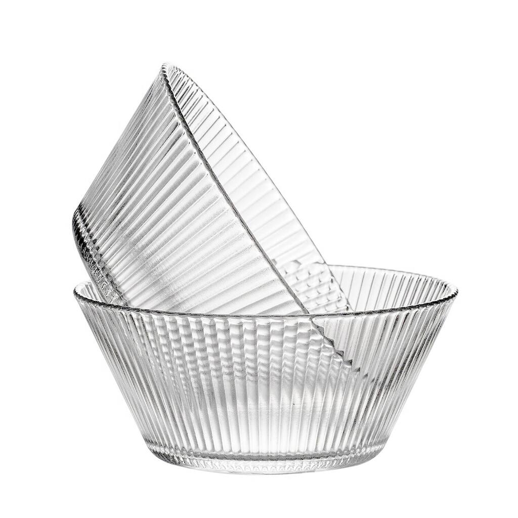 STP Goods Beam Glass Salad Bowls Set of 2 - set of 2