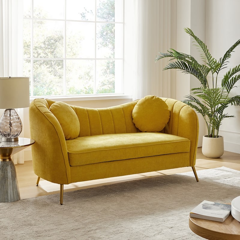 Cecilia 64.6" Wide Loveseat with Removable Cushions