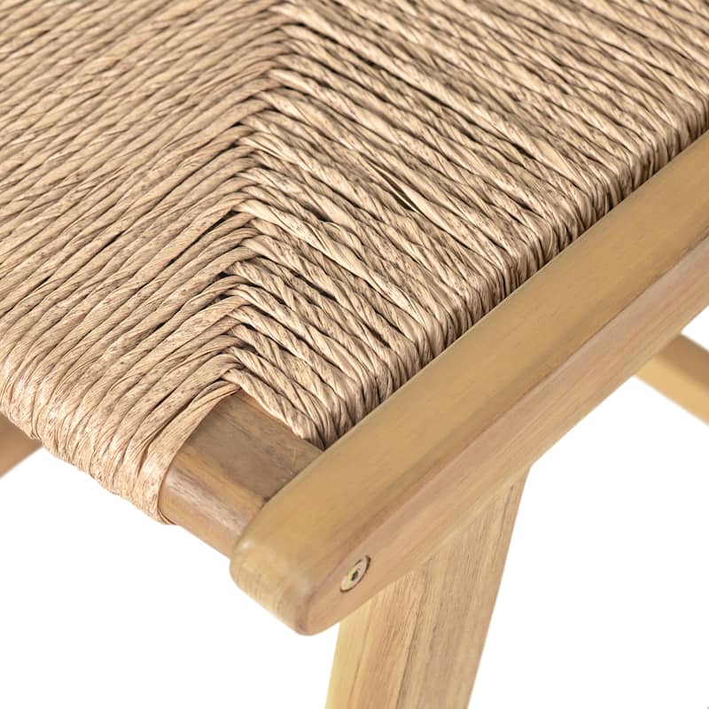 Christopher Knight Home- Branner Acacia Wood Outdoor Barstool Set
