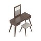 preview thumbnail 7 of 6, Carson Carrington Oejersbo 2-piece Medium Brown and Beige Vanity Set