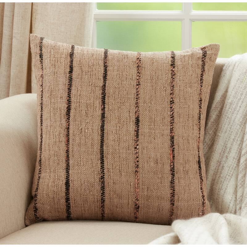 Striped Design Throw Pillow