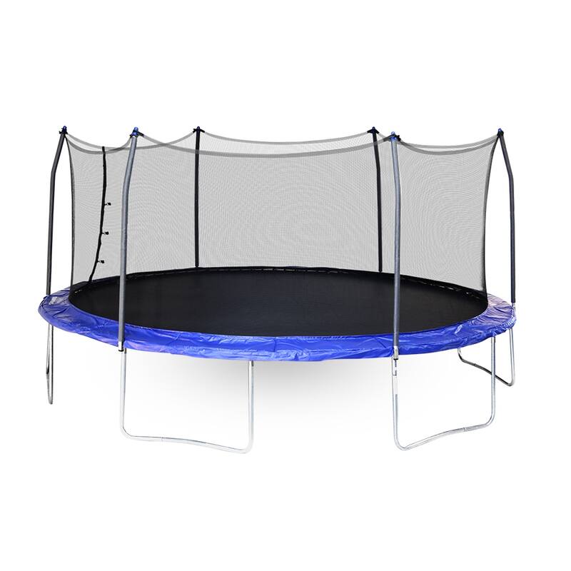 Skywalker Trampolines Blue 17-foot Oval Trampoline with Enclosure