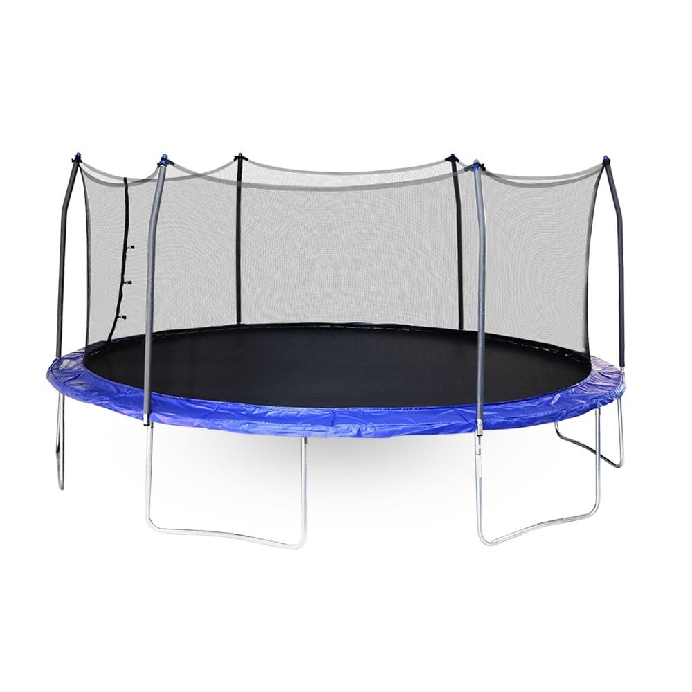 Skywalker Trampolines Blue 17-foot Oval Trampoline with Enclosure