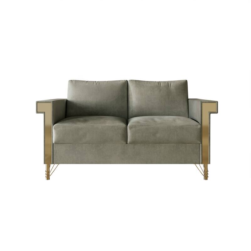 CraftPorch Luxurious Velvet Upholstered 3-Piece Living Room Set