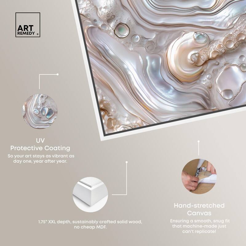 Fluid Preciousness II Canvas by Art Remedy
